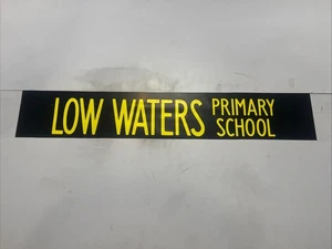 LOW WATERS PRIMARY SCHOOL - Hamilton Depot 289 Scottish Bus Blind 36” - Picture 1 of 11