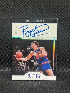 2021-22 Panini Noir Color #ANC-BLA Bill Laimbeer/99 en tarjeta automática - Imagen 1 de 2