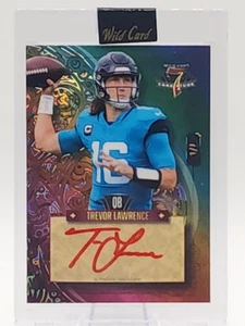 Trevor Lawrence 1/1 2023 Wild Card Rainbow Red Ink Auto Jacksonville Jaguars SSP - Bild 1 von 2