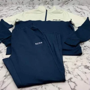 Tuta a vento uomo Fila Aqua | bianca nuova con etichetta - Foto 1 di 4