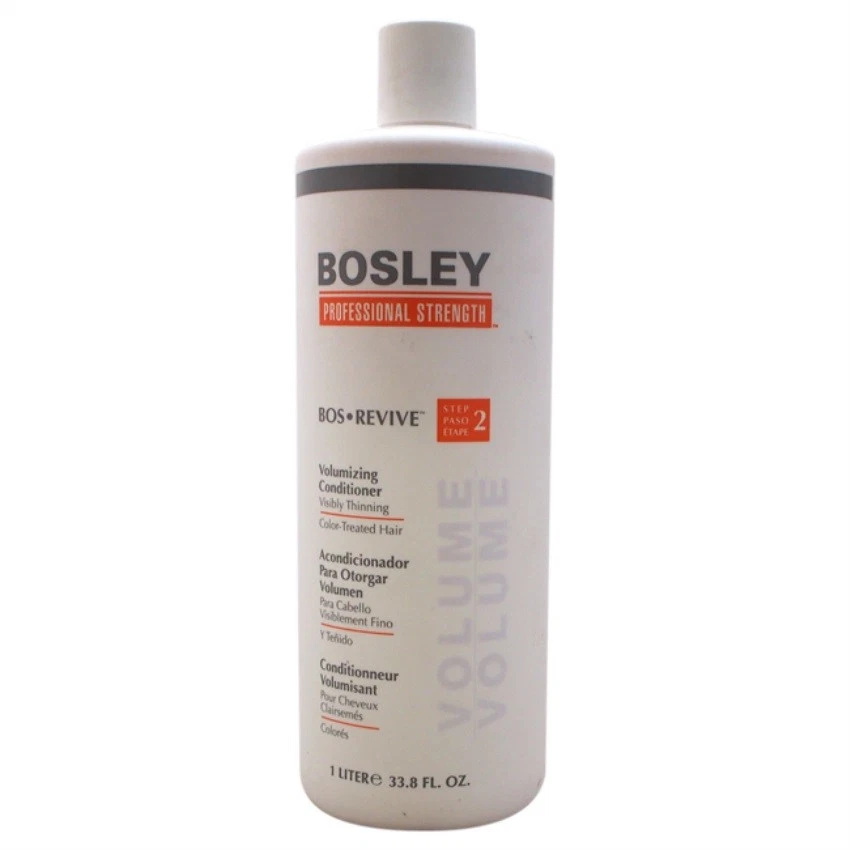 Bosley BOS Revive Volumizing Conditioner Color Treated Hair 33.8 Oz
