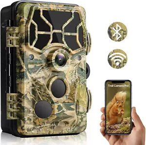 Campark 30MP 1296P Trail Camera WiFi Wildlife Hunting Game Camera Night Vision - Picture 1 of 10