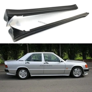 Side Skirts Aprons Trims Addon Set Panels (Fits Mercedes Benz W201 190 AMG) - Picture 1 of 9