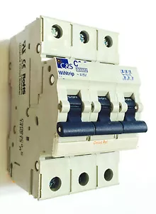 CSMB3C2UL - SHAMROCK CIRCUIT BREAKER, 3 POLE, C CURVE, 2 AMP, UL 1077 - Bild 1 von 3
