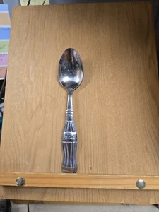 Gibson Coca-Cola Stainless Coke Bottle Handle Flatware SPOON Silverware Used - Picture 1 of 3