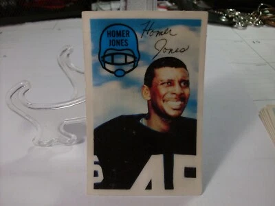 1970 Kellogg's Football  #52 - Homer Jones - Cleveland Browns  70-093 - Image 1 of 2