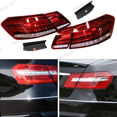 Tail Lights LED For 2010 2011 2012 2013 Mercedes Benz E-CLASS W212 4 Door Sedan - Image 1 of 4