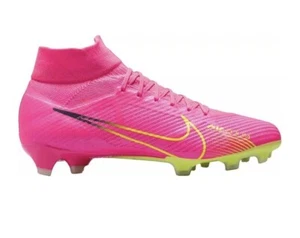 New Mens Nike Zoom Superfly 9 Pro FG Pink Spell Volt Gridiron DJ5598-605 Sz 8 - Picture 1 of 4