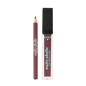 3 PACK HARD CANDY MATTE LIP COLOR KIT MATTE-ALCOHOLIC MAUVE ALONG 1527 - Picture 1 of 3