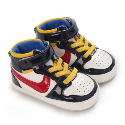 Newborn Baby Crib Shoes Boy Girl Sneakers Toddler PreWalker First Trainers 0-18M - Изображение 1 из 4