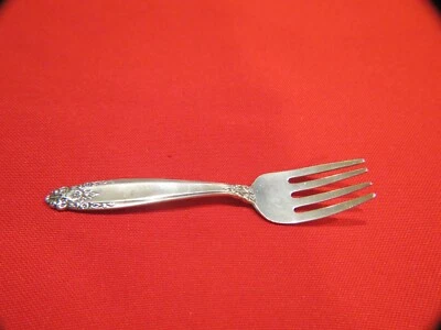 Tenedor de bebé Prelude de plata esterlina de International 4 1/4" casi nuevo Foto 1 de 4