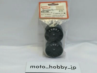 Kyosho 1/10 Aero 24 roues 15 rayons noir 92012BK du Japon F/S - Photo 1/3