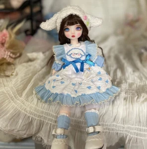 Muñeca 1/6 BJD Linda Niña Muñecas SD Bola Articulada Cuerpo Ojos Cara Maquillaje Ropa Zapatos - Imagen 1 de 1