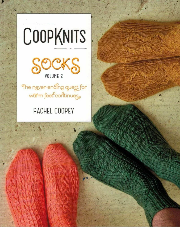 CoopKnits Socks Vol 2 Knitting Pattern Book by Rachel Coopey - Image 1 of 1