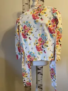 Gap Kids Size 14 Floral Pajama Set Long Sleeve - Picture 1 of 7