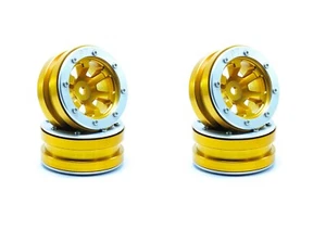 Beadlock Wheels PT- Claw Gold/Silver 1.9 (4 pcs) - Picture 1 of 5