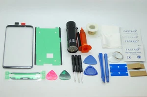 Kit de Réparation Verre Écran Avant, Colle, Torche pour Samsung Galaxy Note 8 - Photo 1/1