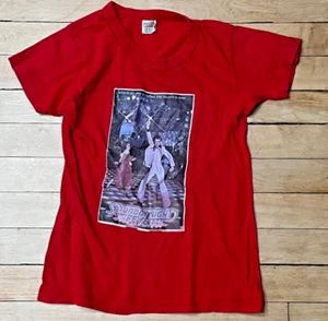 VTG Saturday Night Fever 1977 John Travolta  T Shirt 70s YTH M Rare film Iron-on - Picture 1 of 9