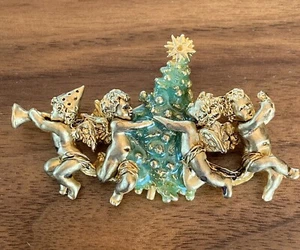 I Am Edgar Berebi Vintage All In A row Engel Weihnachtsengel, Weihnachtsnadel - Bild 1 von 10