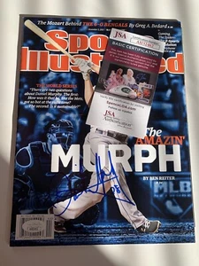 DANIEL MURPHY Autographed Signed Sports Illustrated New York Mets Baseball COA - Picture 1 of 2
