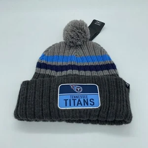 '47 Brand Tennessee Titans NFL Winter Beanie w/ Pom Gray One Size Unisex Adult - Picture 1 of 5