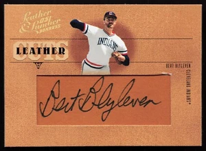 Donruss 2005 cuero y madera - cortes de cuero Bert Blyleven #LC-3/128 automático - Imagen 1 de 2