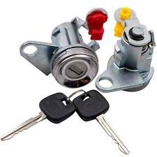 1Pair Door Lock Set W/Key Left & Right For 93-97 Toyota Corolla 93-95 Geo Prizm