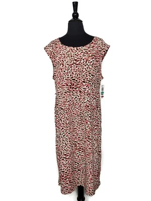 Vestido Charter Club Sin Mangas Cintura Imperio Cambio Cuello Barco Talla 16 Foto 1 de 4