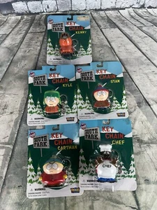 Vintage 1998 Southpark Comedy central keychain lot brand new in box 5 KEYCHAIN-C - Picture 1 of 9