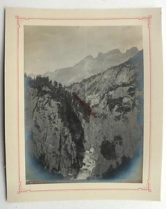 FOTO ALPEN Gebr Wahrli Kilchberg ZÜRICH SCHWEIZ Sustenpass Bergschlucht SU26 - Bild 1 von 1