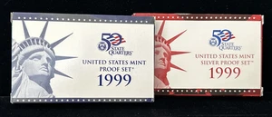 1999-S Silver Proof Set and a 1999-S Clad Proof Set!!! - Picture 1 of 4