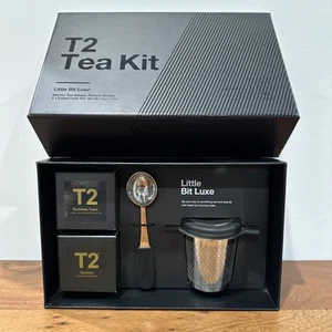 T2 Tea Kit Little Bit Luxe Infuser & Scoop Ltd Edition ~No Loose Leaf Tea Inside - Picture 1 of 12