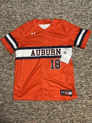 Camiseta deportiva de béisbol Under Armour Auburn Tigers con tapeta sintética XL para hombre Foto 1 de 4