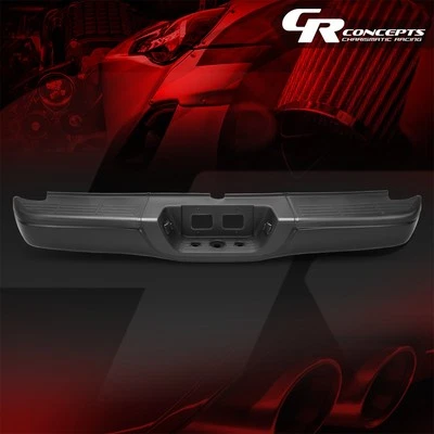 Parachoques trasero de acero negro sin orificio para sensor de estacionamiento para Toyota Tundra 2000-2006 Foto 1 de 4