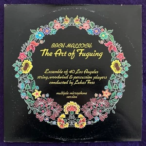 BACH MALLOCH The Art of Fuguing LUKAS FOSS / Townhall S 20 w/Book NM - Picture 1 of 8