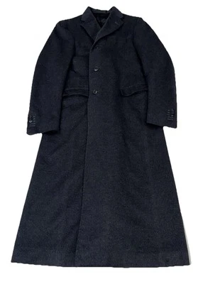 Abrigo largo de lana Corneliani ID carbón para hombre EUR 54 / EE. UU. talla 44R Foto 1 de 4