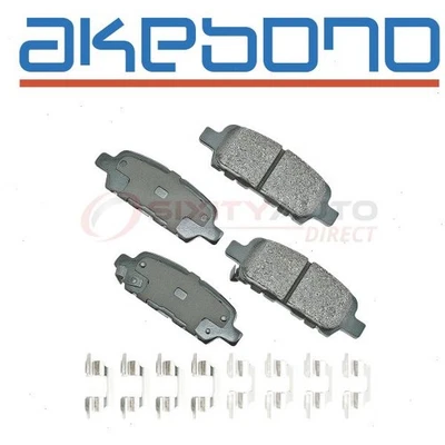 Akebono Pro-ACT Rear Disc Brake Pad Set for 2014-2015 Nissan Rogue Select - pq - Image 1 of 4
