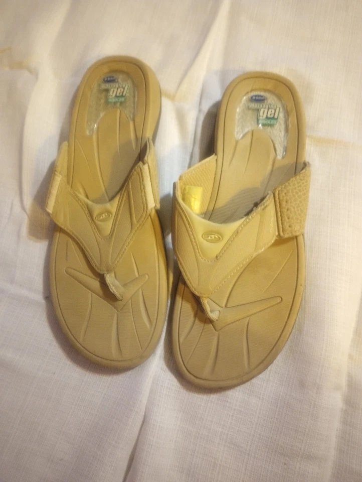 Chanclas de gel masajeador Dr Scholls junto al mar 8,5 para mujer Foto 1 de 4