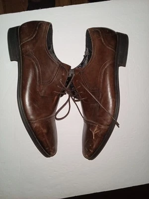 Zapatos de vestir Kenneth Cole Reaction para hombre talla 12 cuero marrón estilo Oxford”  Foto 1 de 4