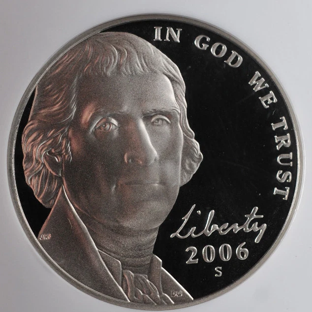2006-S 5C Jefferson Nickel NGC PF 69 Ultra Cameo - Image 1 of 1