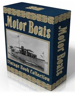 MOTOR BOATS 13 Vintage Books on CD Power Boats, Boat Building Plans, Motorboats - Bild 1 von 1