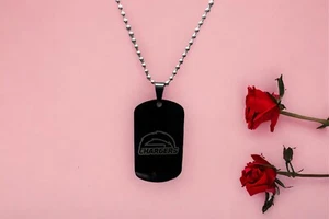 Los Angeles Chargers NFL Army Dog Tag Pendant Necklace Stainless Steel Shot Bead - Picture 1 of 1