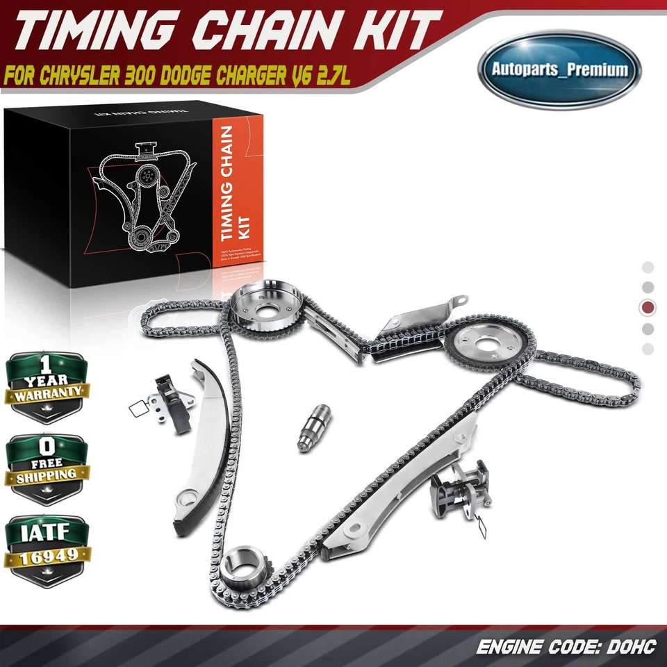 Kit de cadena de distribución 13x para Chrysler 300 2005-2007 Dodge Charger Intrepid 2,7 L DOHC Foto 1 de 4