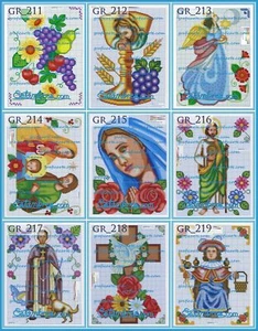 Graficarte Hoja 4/5 (GR_211-280) | Esquemas para Bordar | Graficos para Punto de - Picture 1 of 78
