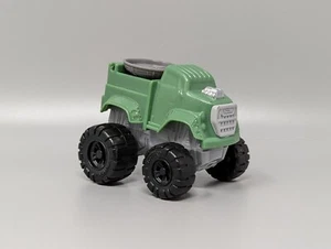 McDonalds 2011 Hasbro Green Truck Alligators with Web Lid Happy Meal Toy Tonka - Picture 1 of 11