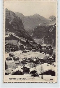 Schweiz - WENGEN (BE) Mit Breithorn - Verlag Perrochet 12320 - Picture 1 of 2