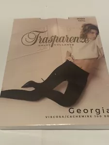 Collant Trasparenze Georgia 100 Den Maxi Nero vedi tabella taglie in foto spedizione gratuita - Foto 1 di 9