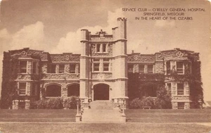 Frisco Lines Service Club O'Reilly General Hospital Springfield,MO Vtg Postcard - Picture 1 of 2