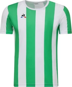 Le Coq Sportif Boy’s T-Shirt N°4 Green White Match Enfant 9-10Y Short Sleeve NEW - Picture 1 of 10