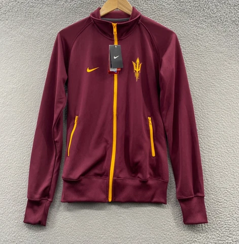 Arizona State University Nike Track Jacket Womens Medium Maroon ASU Sun Devils Cover